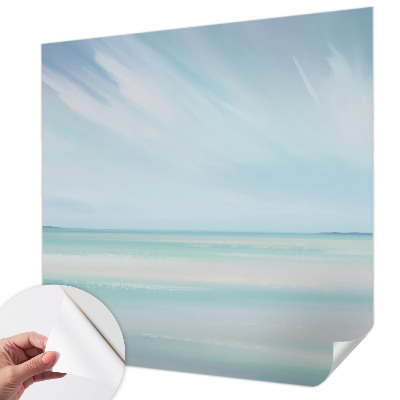 Mural de pared con estampado hermoso mar en calma