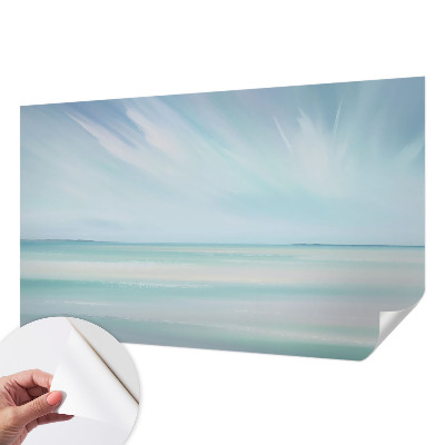 Mural de pared con estampado hermoso mar en calma