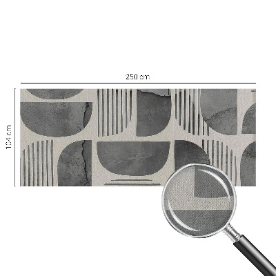 Papel mural texturado decorativo Formas geométricas