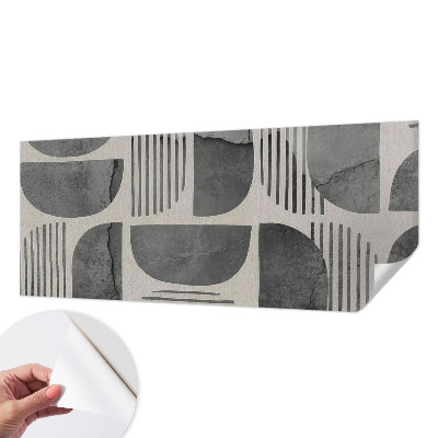 Papel mural texturado decorativo Formas geométricas