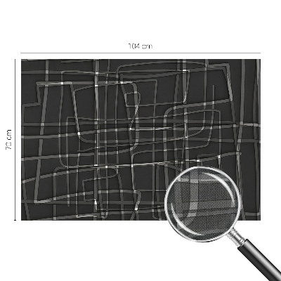 Fotomural decorativo para cabecero de cama Líneas abstractas