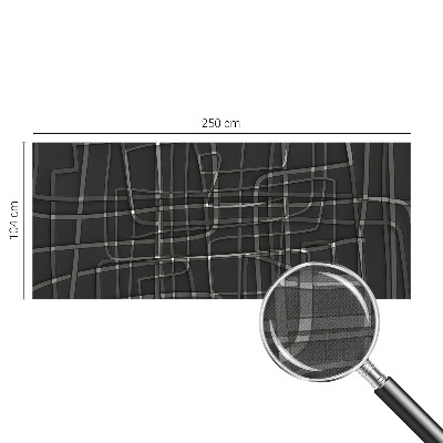 Fotomural decorativo para cabecero de cama Líneas abstractas
