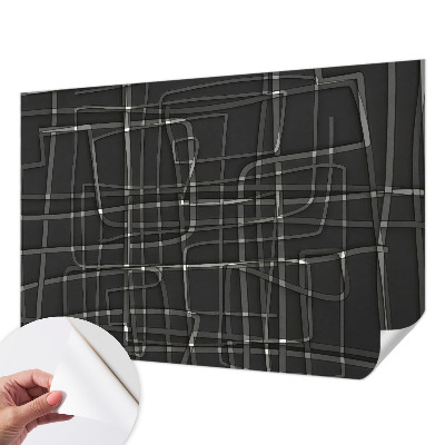 Fotomural decorativo para cabecero de cama Líneas abstractas
