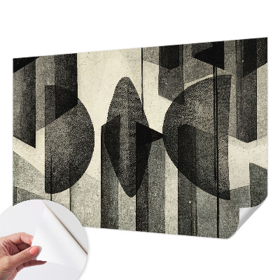 Papel mural con patrón decorativo Formas geométricas