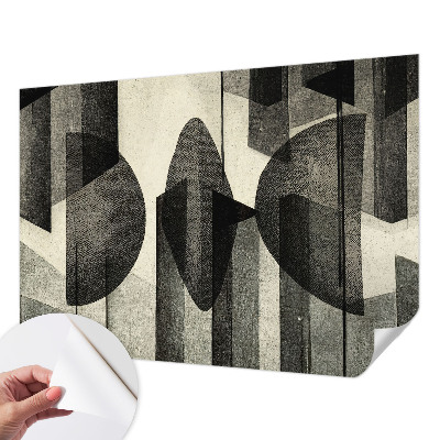 Papel mural con patrón decorativo Formas geométricas