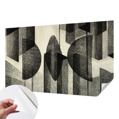 Papel mural con patrón decorativo Formas geométricas