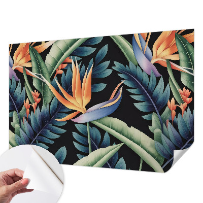 Papel mural texturado decorativo con motivo 'Tema del paraíso'