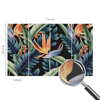 Papel mural texturado decorativo Tema del paraíso