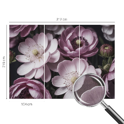 Mural de pared con estampado hermoso Elegancia floral