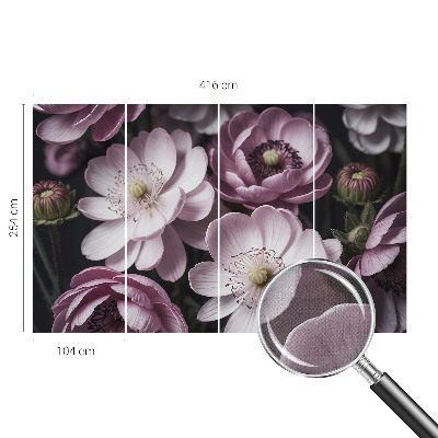 Mural de pared con estampado hermoso Elegancia floral