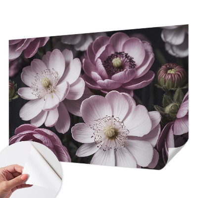 Mural de pared con estampado hermoso Elegancia floral