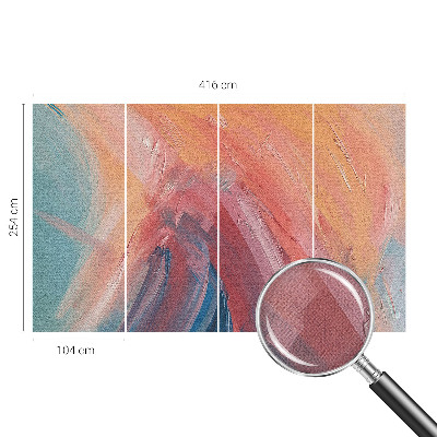 Papel mural con patrón decorativo explosiones coloridas