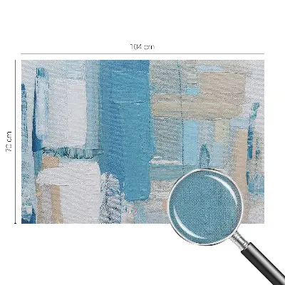 Mural de pared con estampado hermoso con diseño 'Armonía moderna' para decoración de interiores