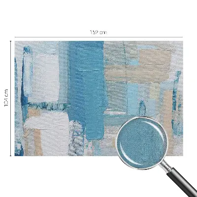 Mural de pared con estampado hermoso con diseño 'Armonía moderna' para decoración de interiores