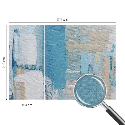 Mural de pared con estampado hermoso con diseño 'Armonía moderna' para decoración de interiores