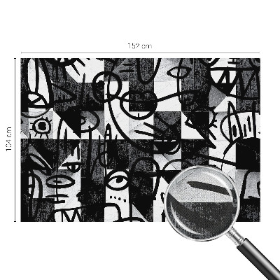 Papel mural texturado decorativo Dibujando el caos