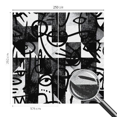 Papel mural texturado decorativo Dibujando el caos
