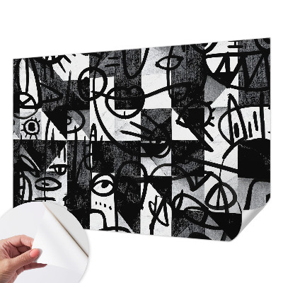Papel mural texturado decorativo Dibujando el caos