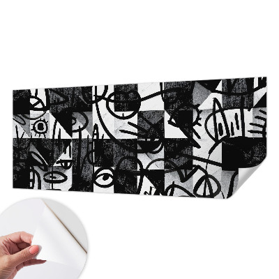 Papel mural texturado decorativo Dibujando el caos