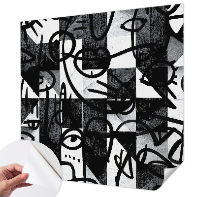Papel mural texturado decorativo Dibujando el caos