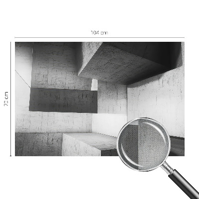 Fotomural decorativo para cabecero de cama Esculturas geométricas