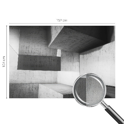 Fotomural decorativo para cabecero de cama Esculturas geométricas