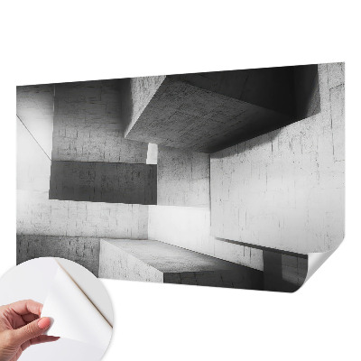 Fotomural decorativo para cabecero de cama Esculturas geométricas