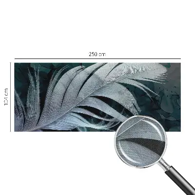 Papel mural texturado decorativo con diseño 'Pluma etérea'