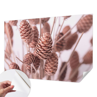 Mural de pared con estampado hermoso en un diseño de elegancia natural