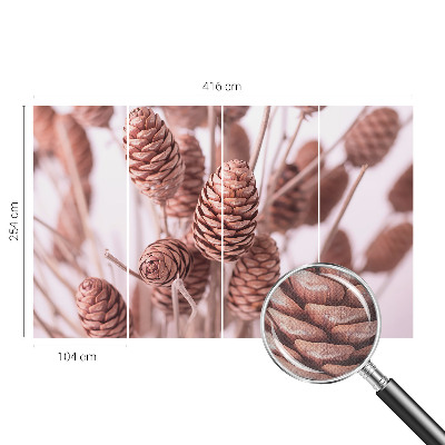 Mural de pared con estampado hermoso Elegancia natural