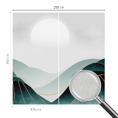 Fotomural decorativo para cabecero de cama Paz aparente