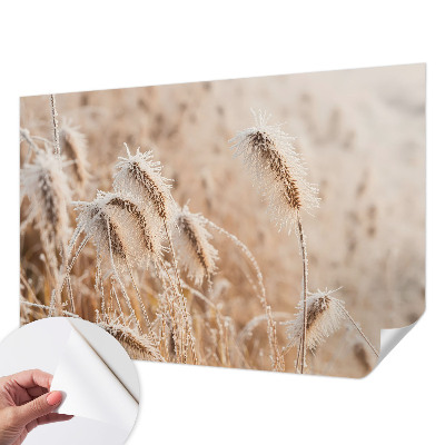 Mural de pared con estampado hermoso Paisaje invernal