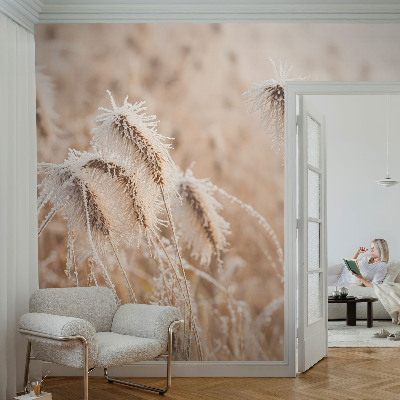 Mural de pared con estampado hermoso Paisaje invernal