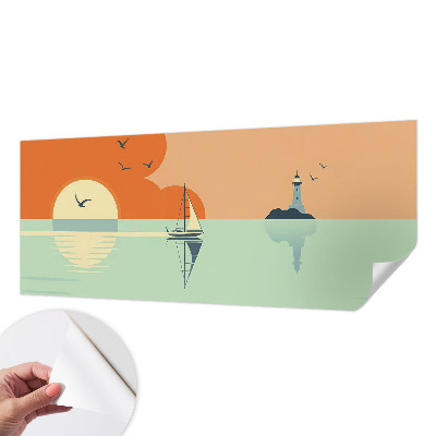 Papel mural texturado decorativo con diseño Delicias del mar