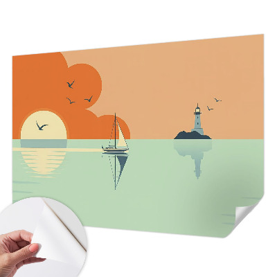 Papel mural texturado decorativo con diseño Delicias del mar