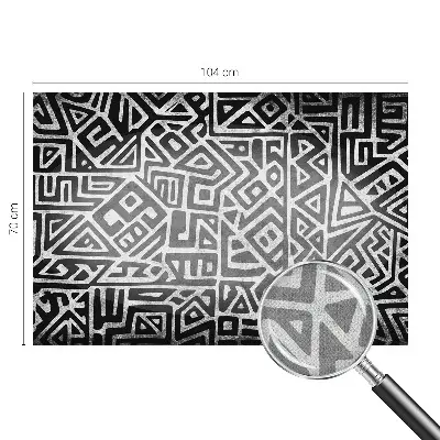 Papel mural con patrón decorativo con diseño de laberinto geométrico