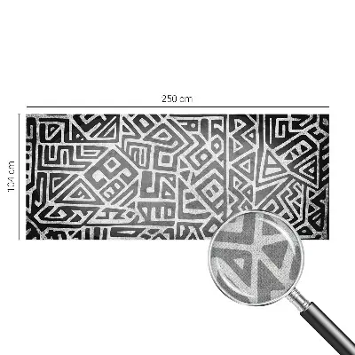 Papel mural con patrón decorativo con diseño de laberinto geométrico