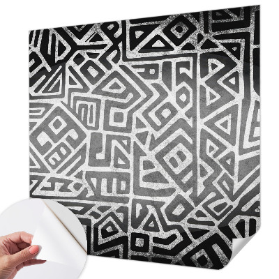 Papel mural con patrón decorativo Laberinto geométrico