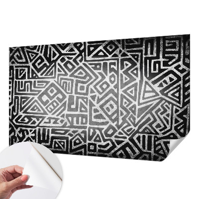 Papel mural con patrón decorativo Laberinto geométrico