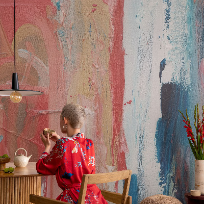Mural de pared con estampado hermoso Abstracciones coloridas