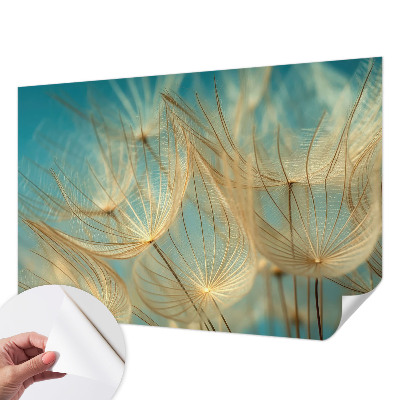 Fotomural decorativo para cabecero de cama con diseño de dientes de león etéreos