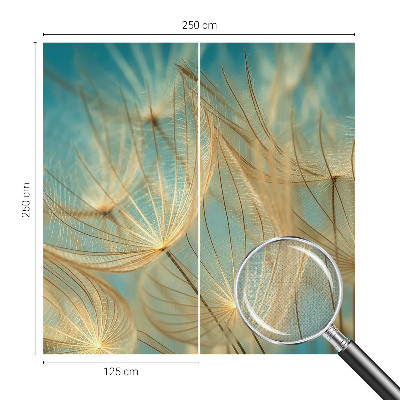Fotomural decorativo para cabecero de cama Dientes de león etéreos