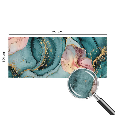 Papel mural texturado decorativo Ondas artísticas