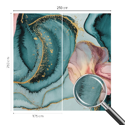 Papel mural texturado decorativo Ondas artísticas