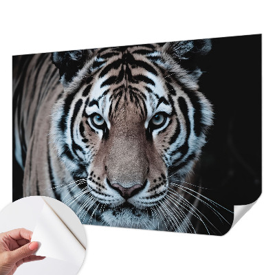 Fotomural decorativo para cabecero de cama Retrato de tigre