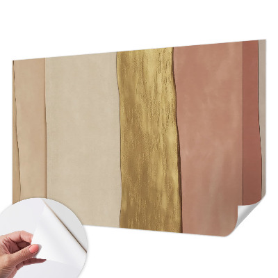 Mural de pared con estampado hermoso rayas onduladas