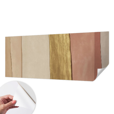 Mural de pared con estampado hermoso rayas onduladas