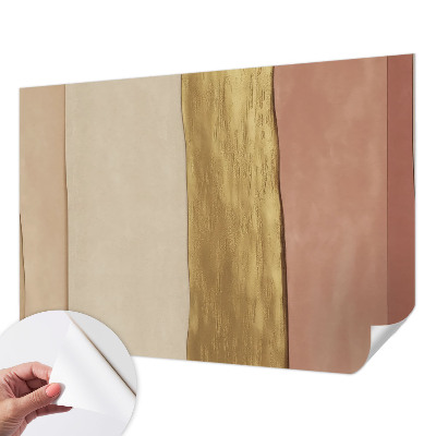 Mural de pared con estampado hermoso rayas onduladas