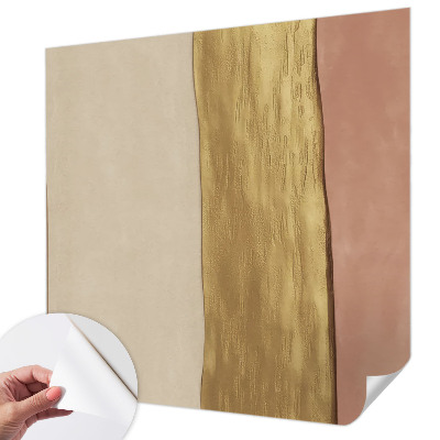 Mural de pared con estampado hermoso rayas onduladas