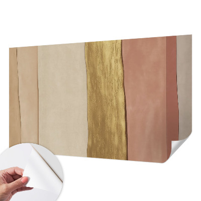 Mural de pared con estampado hermoso rayas onduladas